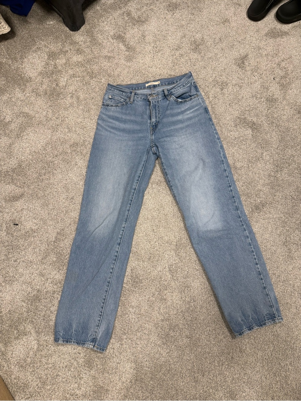 Levi’s Women’s 94 baggy Jeans in Light Blue Denim